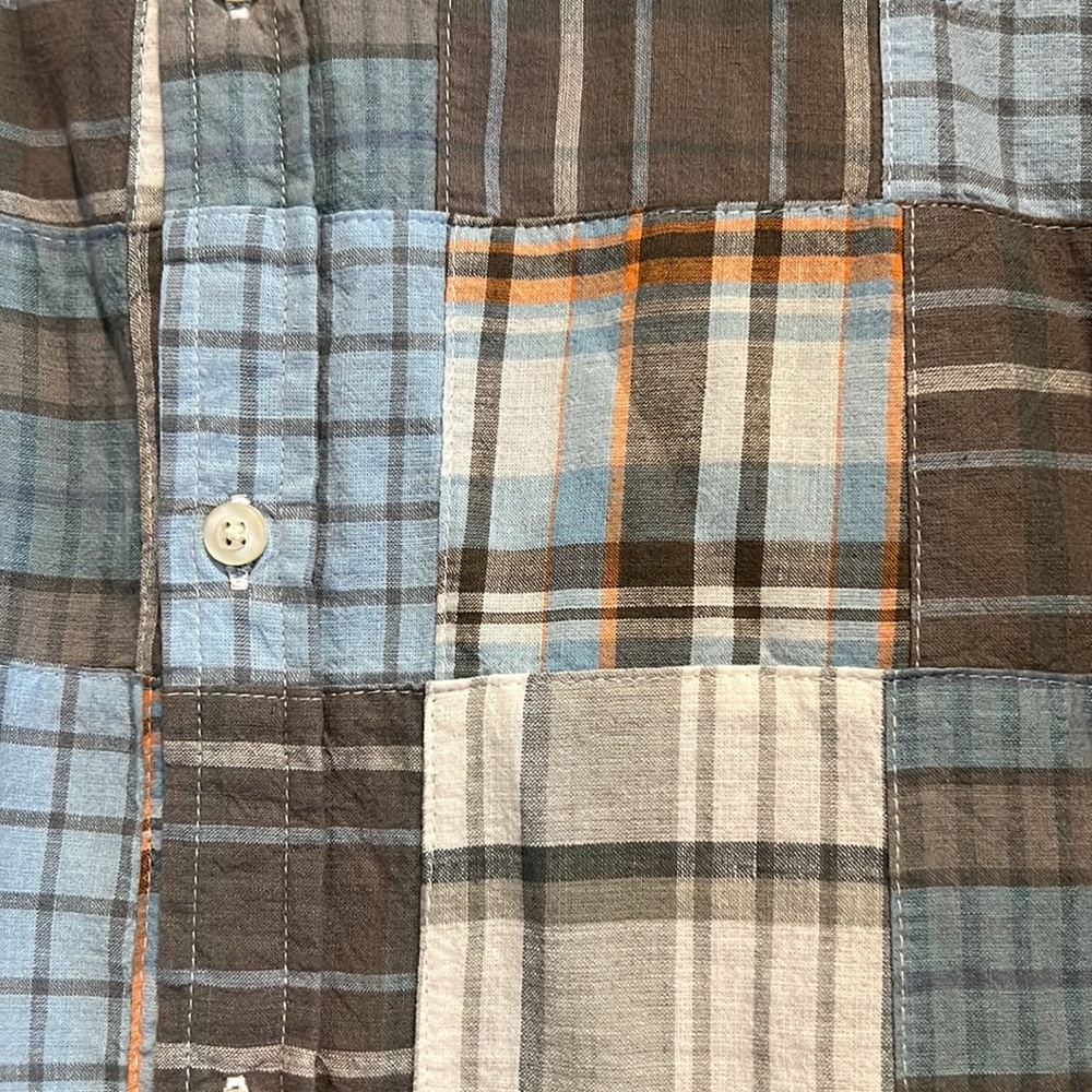 Siegfried Vintage Men’s Patchwork Button Down - image 2